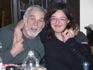 padre Giovanni Scudieri e Azzurra Tacente anno 2004
