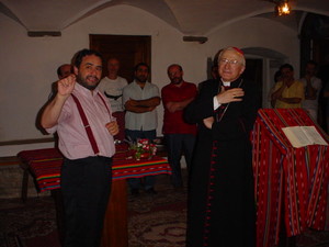 Visita del Cardinale Ennio Antonelli  durante il Consiglio Nazionale di Pax Christi - anno 2002