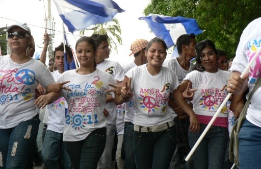 Marcia della Gioventù Sandinista 19J (Foto G.Trucchi)