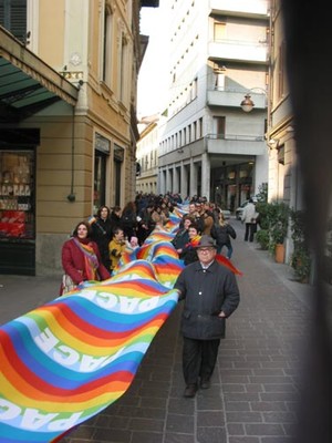 Manifestazione per la pace a Cantu' (CO) il 15 febbraio 2003