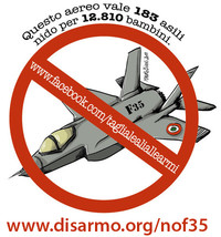 Contro gli F-35 per il disarmo e la pace