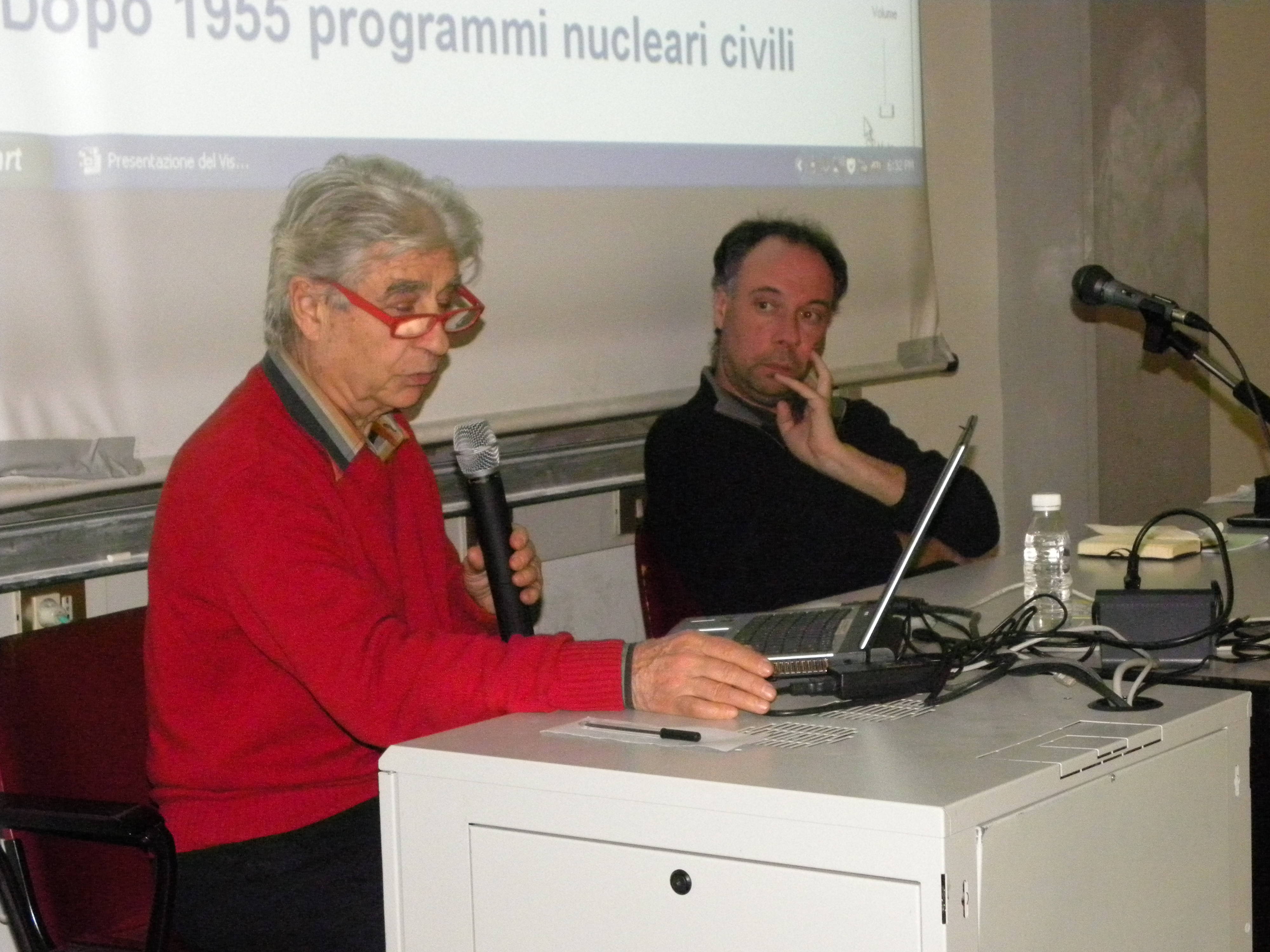 il prof. Angelo Baracca alla conferenza "A un anno da Fukushima"