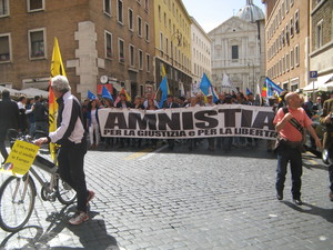 Seconda Marcia per l'amnistia, la giustizia e la libertà. La prima Marcia si svolse il giorno di Natale del 2005