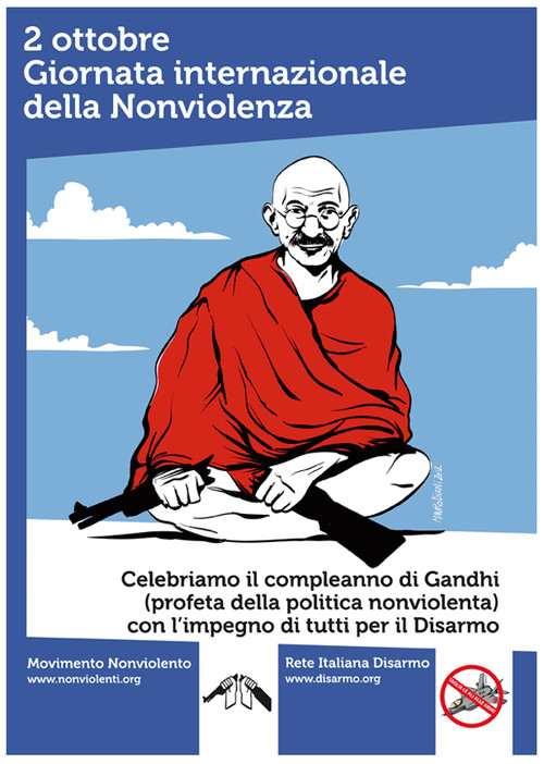 2 ottobre 2012 - Giornata Nonviolenza per il Disarmo - Rete Italiana per il Disarmo - Movimento Nonviolent