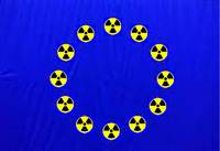 bandiera UE nucleare