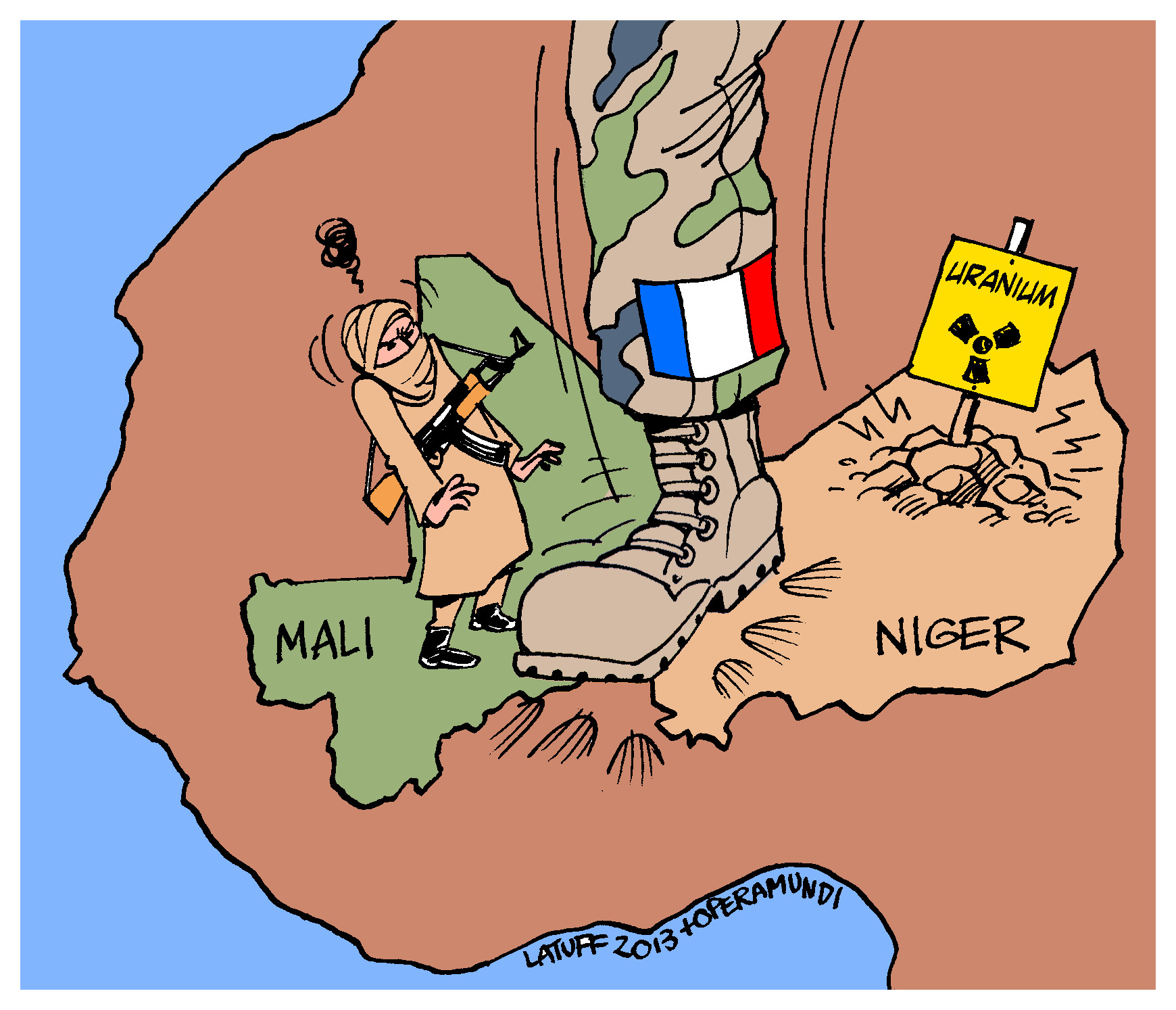 Mali: la guerra francese per l'uranio.