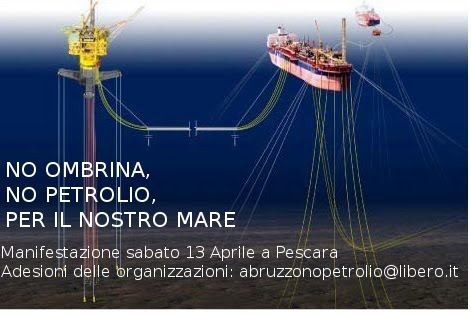 No Ombrina, manifestazione a Pescara il 13 Aprile