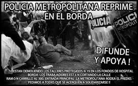 La polizia attacca i lavoratori de "El Borda"/2