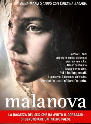Copertina del libro "Malanova". Storia di Anna Maria Scarfò