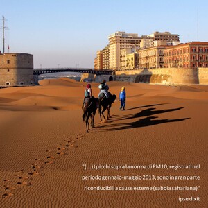 Sono queste le sabbie del Sahara che rendono la vita difficile nel quartiere Tamburi di Taranto?