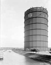Il gasometro di Oberhausen nel 1929