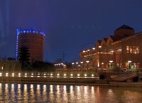 Il gasometro di Oberhausen nel 2010