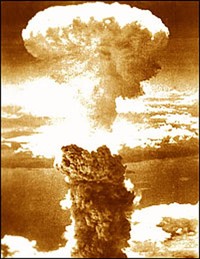 Atomic explosion at Hiroshima