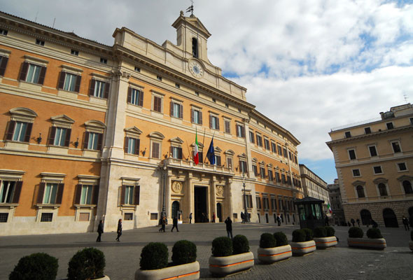 Palazzo di Monte Citorio, sede della Camera dei Deputati