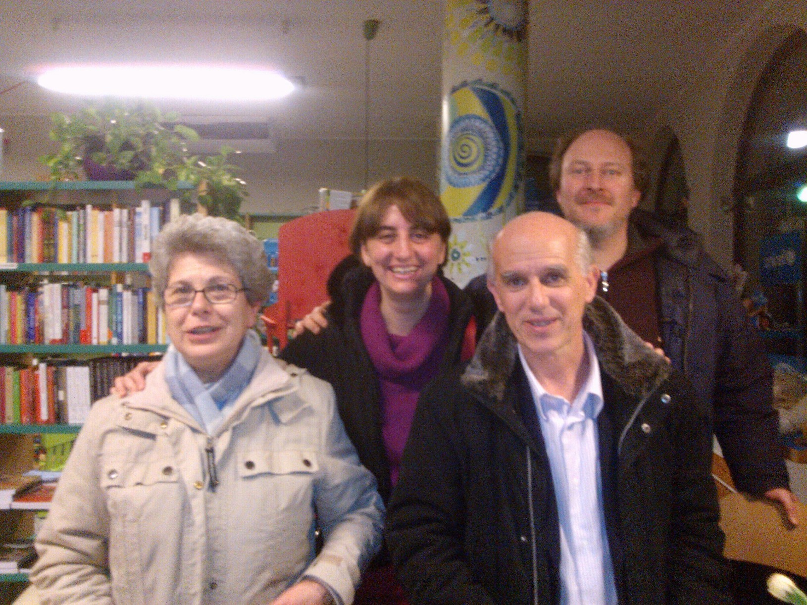Con Vittorio Agnoletto e Fabrizio Cracolici - Presentazione del Libro "L'Eclisse della Democrazia" presso la Libreria Pagina18 di Saronno (Varese)