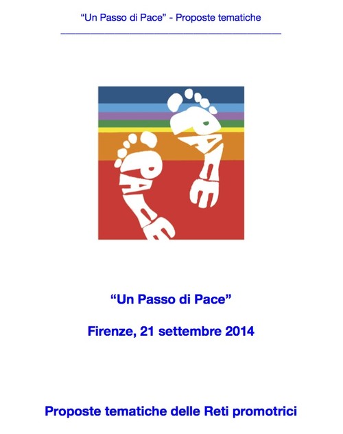Rete Italiana per il Disarmo - proposte Passo di Pace