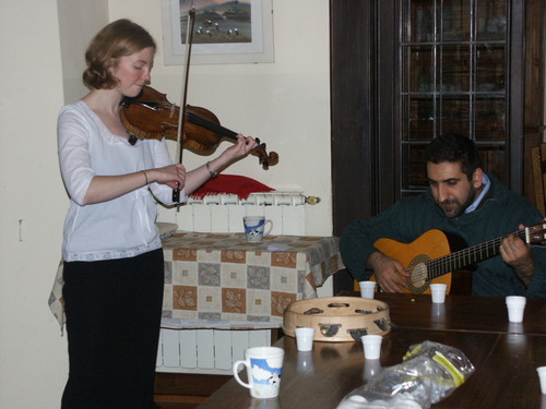 Alyson e Carmine, animatori della Festa - Seminario Gestione dei Conflitti 5-7 marzo 2004