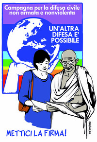 30 gennaio 1948 - 2015: Gandhi testimone della Campagna “Un'altra difesa è possibile”