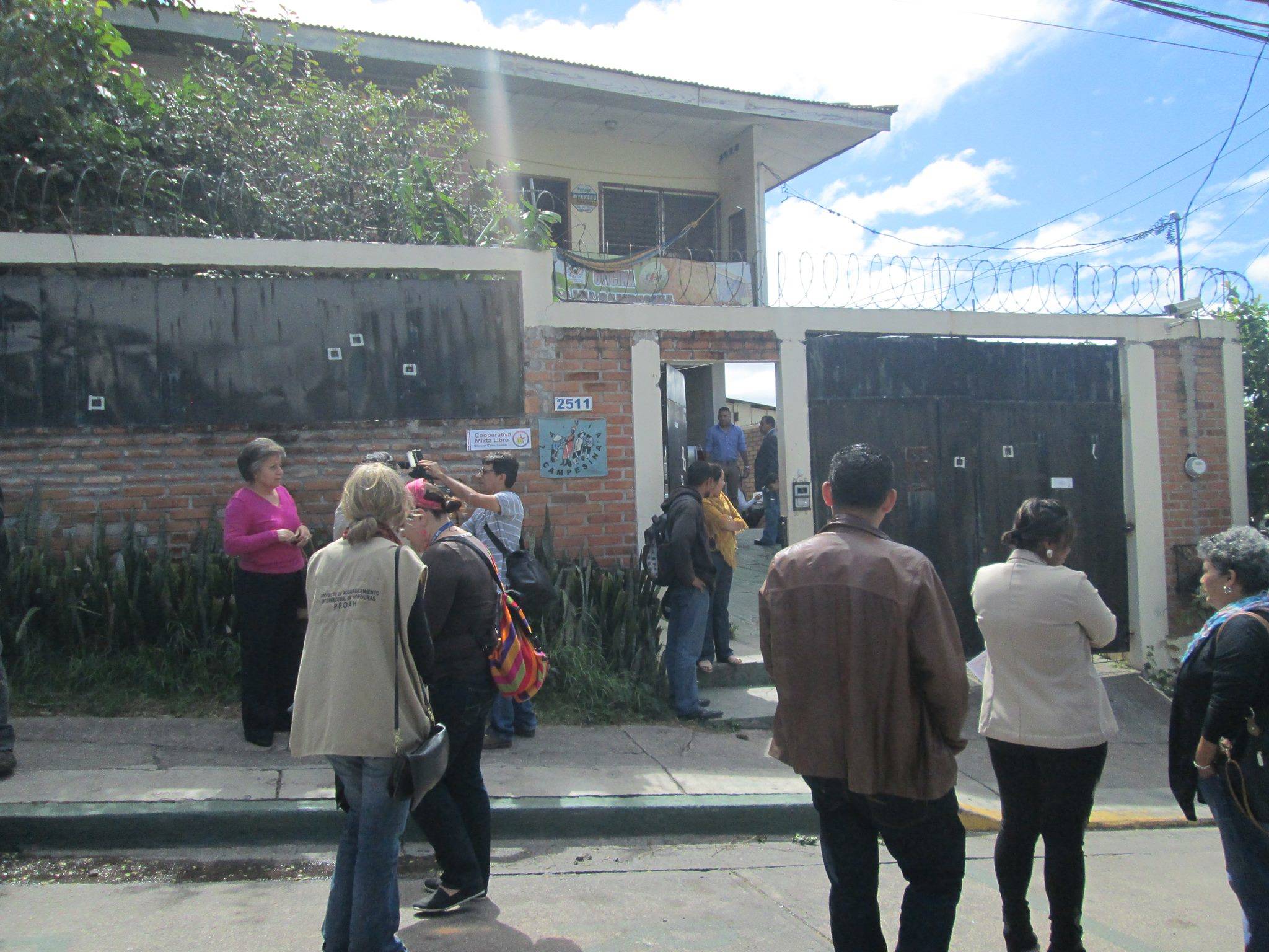 Sede della Via Campesina a Tegucigalpa (Foto Cofadeh)