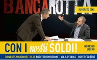 Con i nostri soldi! - Il banco sbanca: chi sono costoro? Incontro con Andrea Baranes e Giorgio Beretta