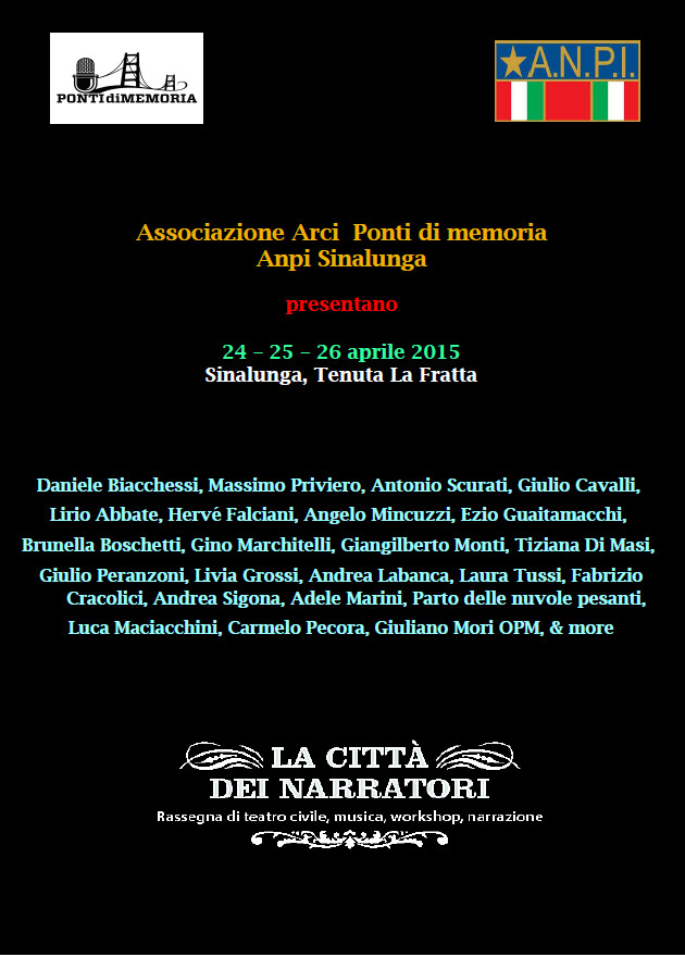 La Città dei Narratori- Sinalunga (Siena) 2015 
