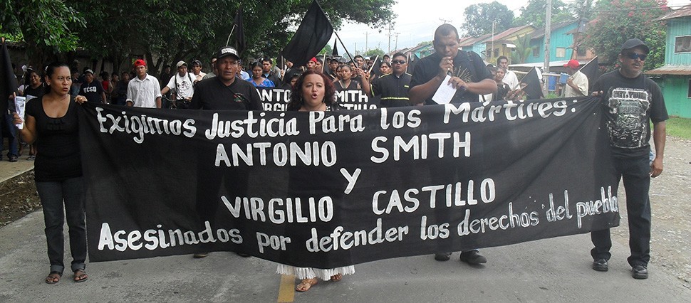 Marcia delle vittime di Changuinola (Foto Bernabel Matos)