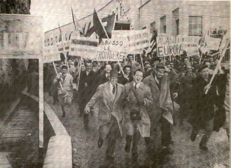 Manifestazione Ponte San Luigi, Ventimiglia 1952