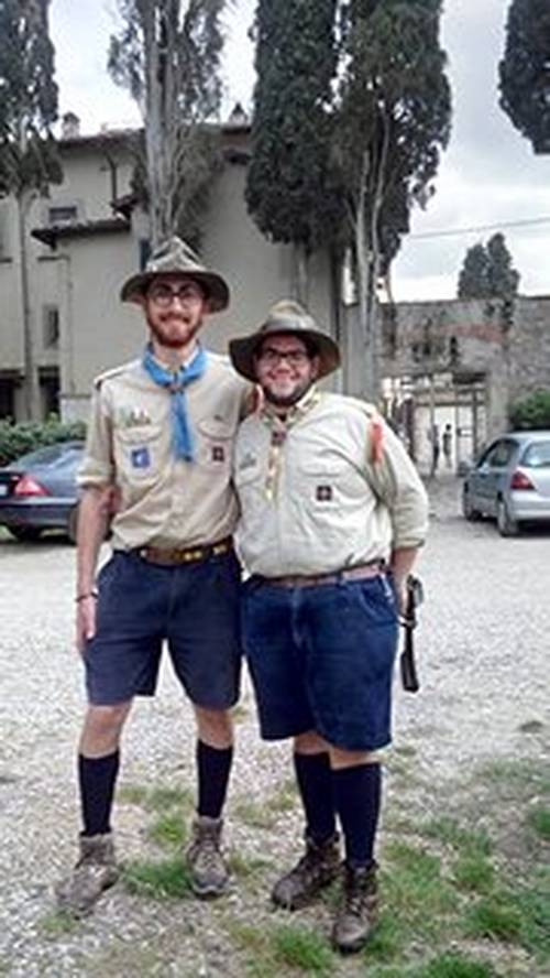 Gli scout della Fédération des Scouts d'Europe alla Casa 2015