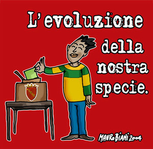 Ex voto.  Vignetta di Mauro Biani ;  Mauro Biani weblog 