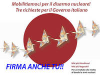 Tre richieste al governo italiano