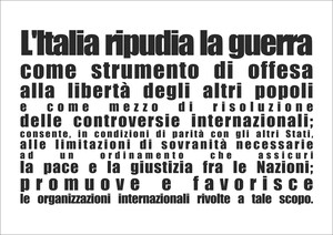 Articolo 11 della Costituzione Italiana