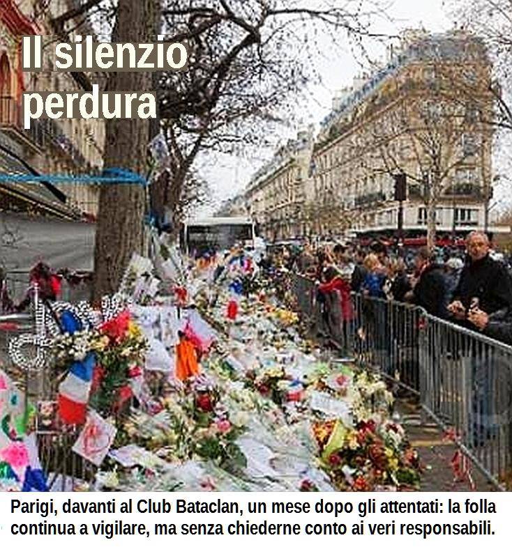 Un rassemblement devant le Bataclan un mois après les attentats de Paris 