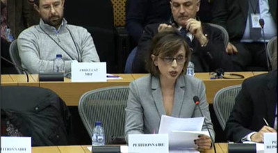 Antonia Battaglia in Commissione Petizioni