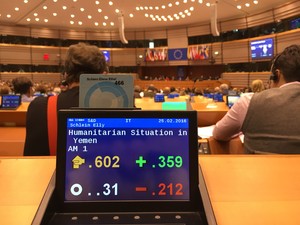 Rete Italiana per il Disarmo Parlamento Europeo embargo armi Arabia Saudita