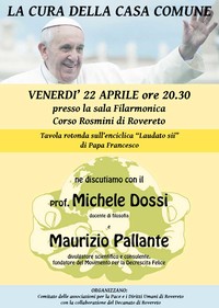 La cura della casa comune - 22 aprile - con Maurizio Pallante