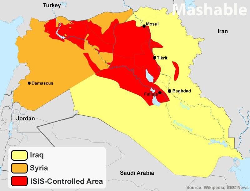 Califfato dell'ISIS, giugno 2014