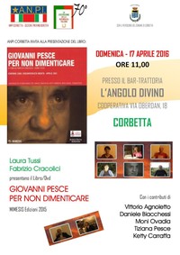 ANPI Corbetta presenta "Giovanni Pesce. Per non Dimenticare" Mimesis Edizioni