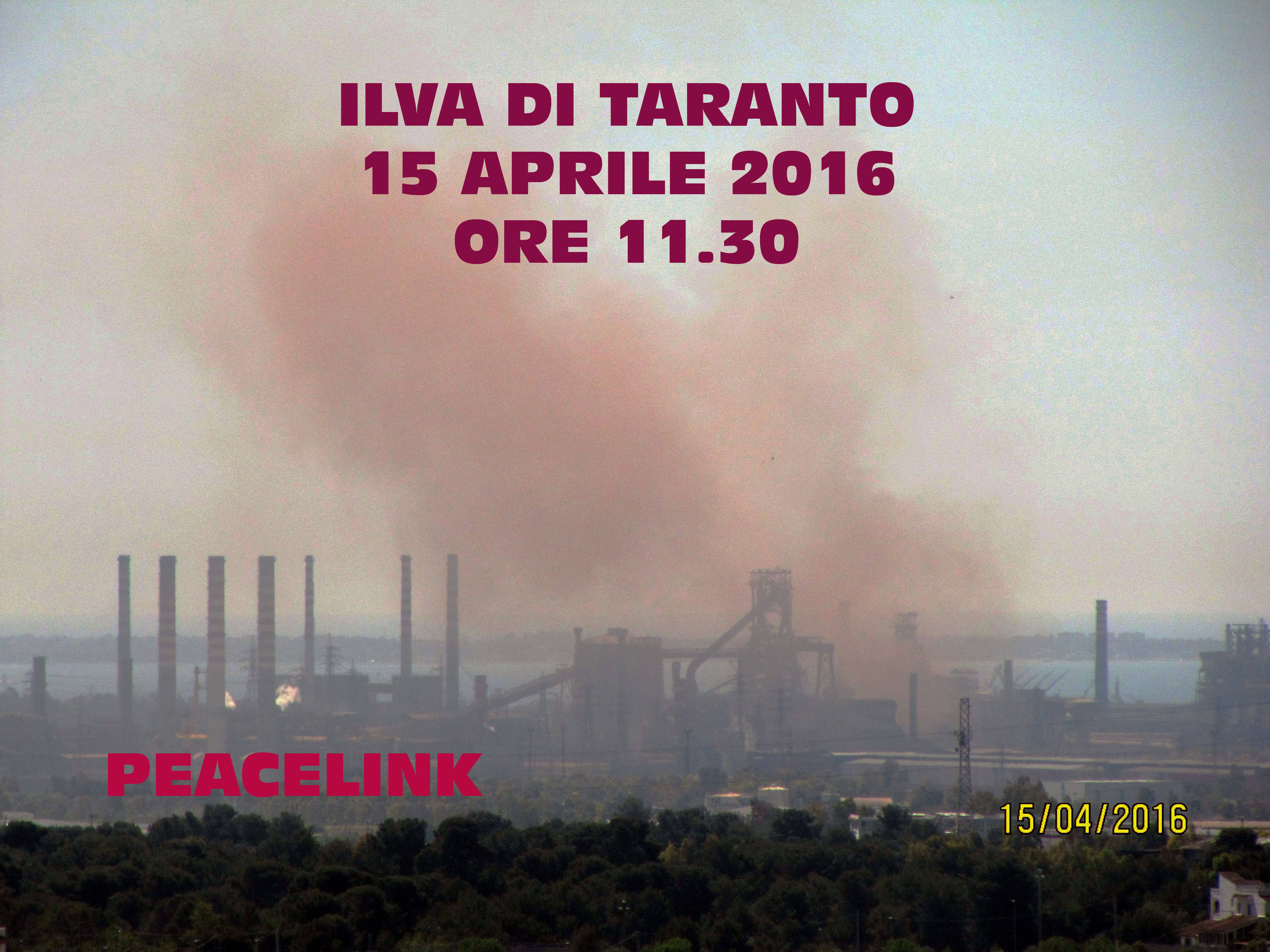 Slopping: emissione non convogliata proveniente dagli impianti dell'Ilva di Taranto