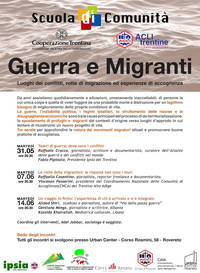 Guerre e Migranti - incontri su rotte migranti e accoglienza