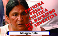 Argentina: prosegue la detenzione illegale di Milagro Sala