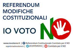 Referendum sulla Costituzione. Chi non la vuole cambiare vota NO. Si vota il 4 dicembre.