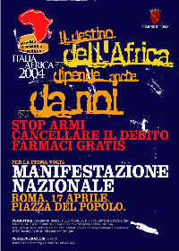 Il Manifesto di ItaliaAfrica 2004