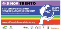 Due giorni di lavoro a Trento per la difesa civile e nonviolenta