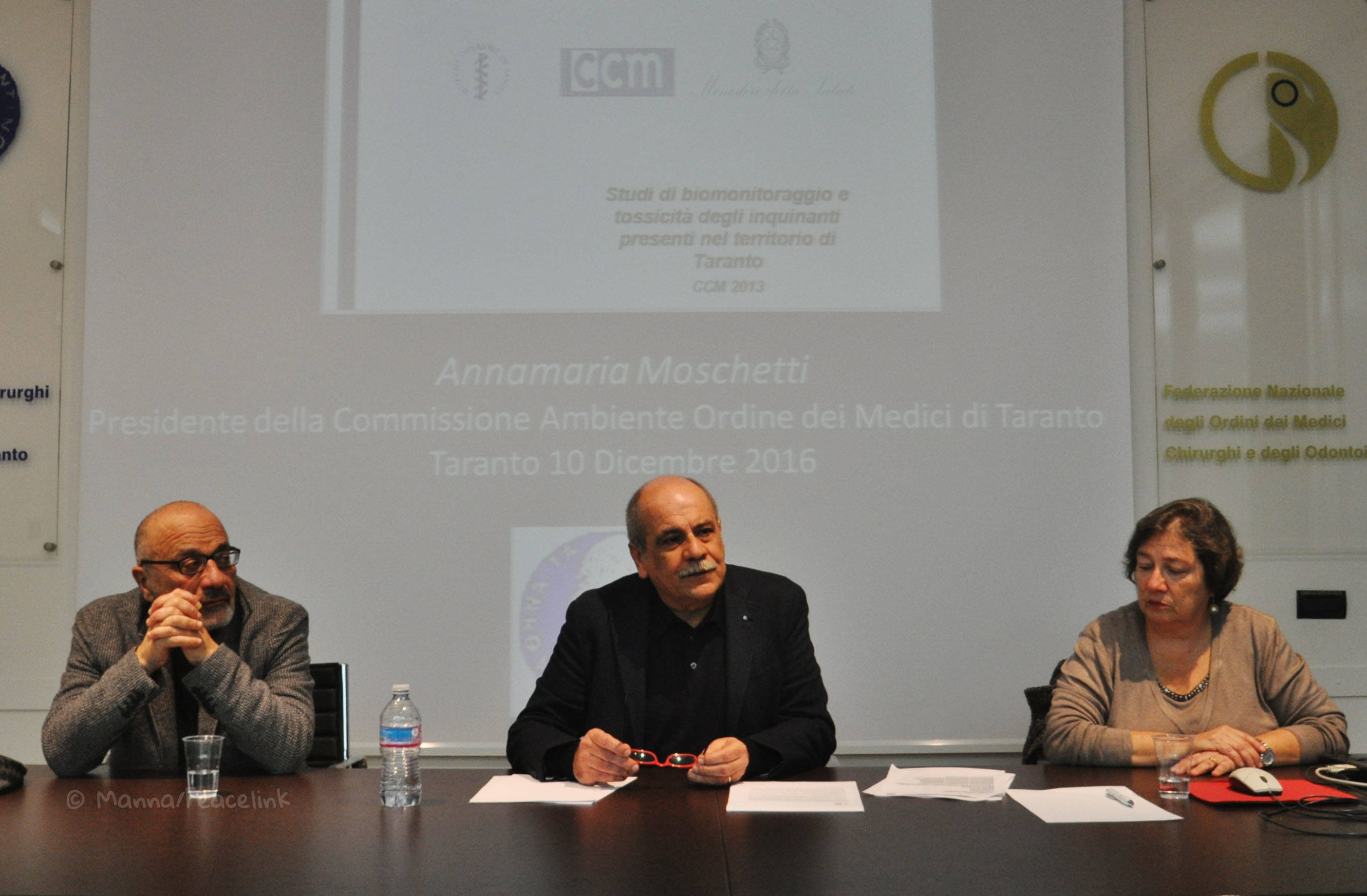La conferenza stampa dell'Ordine dei Medici del 10 dicembre 2016