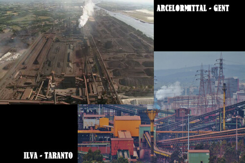L'acciaieria ArcelorMittal a Gent inquina come l'Ilva di Taranto
