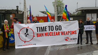 Gli attivisti di tutta Europa davanti alle basi con armi nucleari: “E' tempo di metterle al bando!”