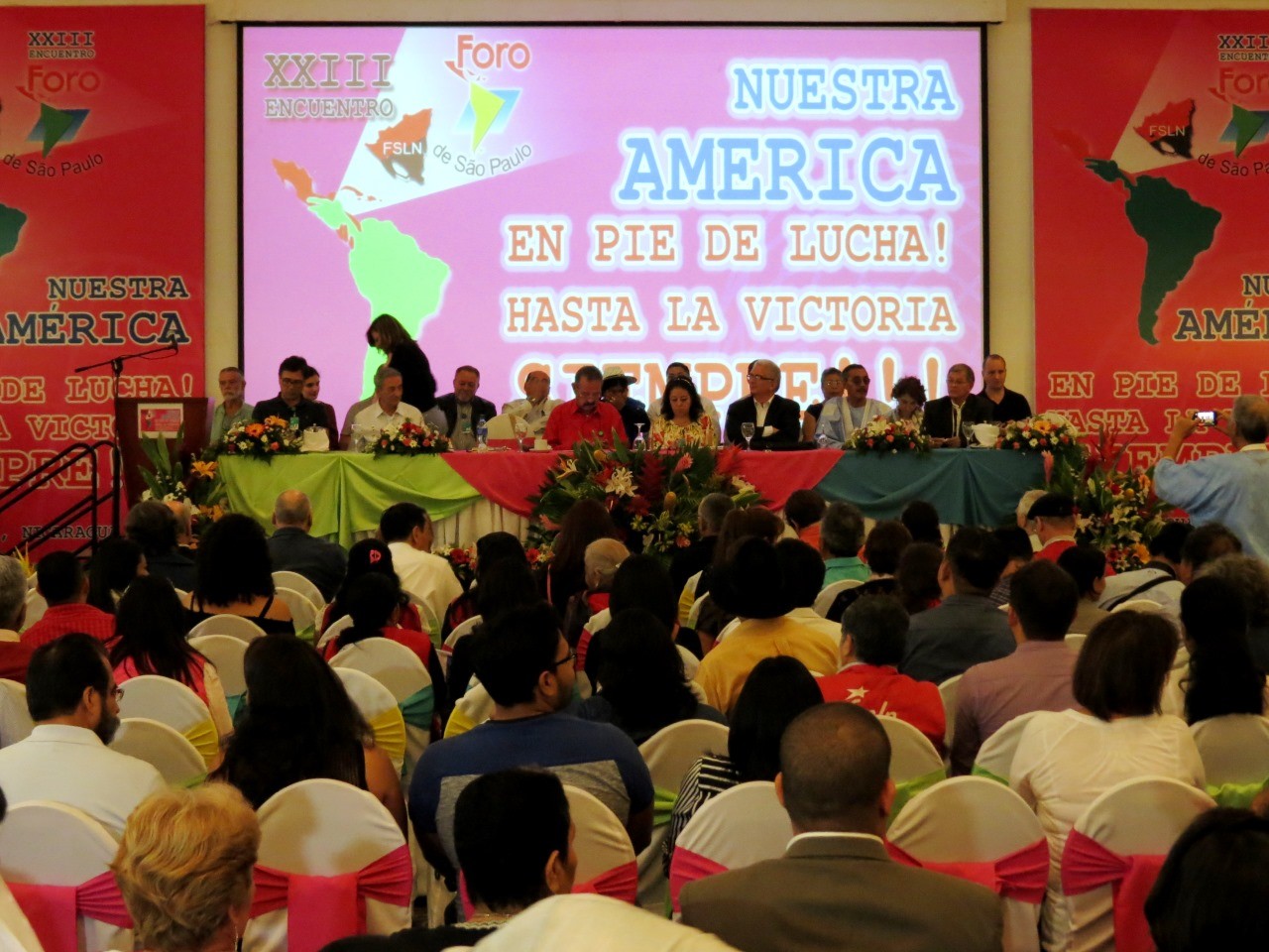 Conclusione del 23 Forum di Sao Paulo in Nicaragua