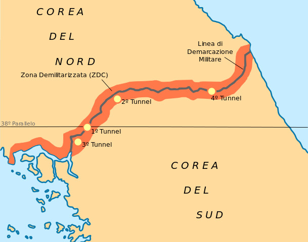 Zona demilitarizzata tra le due Coree