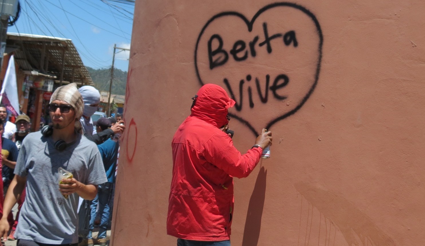 Manifestazione per Berta Cáceres a La Esperanza (Foto G. Trucchi | Rel-UITA)