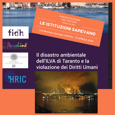 Report ILVA sulla violazione dei diritti umani a Taranto
